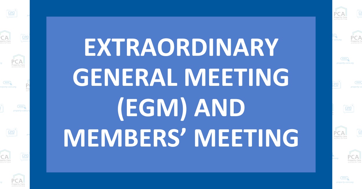 Extraordinary General Meeting (EGM) and Members’ Meeting